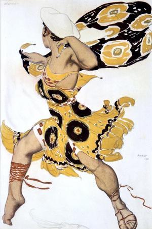 Ephebe, Costume Design for a Ballets Russes Production of Tcherepnin's Narcisse, 1911