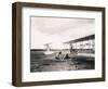 Leon Bollee Working on the Wright Brothers' Plane, C.1909-Leon Bollee-Framed Giclee Print