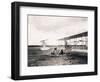 Leon Bollee Working on the Wright Brothers' Plane, C.1909-Leon Bollee-Framed Giclee Print