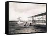 Leon Bollee Working on the Wright Brothers' Plane, C.1909-Leon Bollee-Framed Stretched Canvas