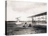 Leon Bollee Working on the Wright Brothers' Plane, C.1909-Leon Bollee-Stretched Canvas