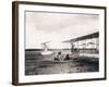 Leon Bollee Working on the Wright Brothers' Plane, C.1909-Leon Bollee-Framed Giclee Print