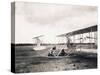 Leon Bollee Working on the Wright Brothers' Plane, C.1909-Leon Bollee-Stretched Canvas