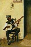 The Banjo Player, 1881-Leon Delachaux-Giclee Print