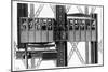 Leon Edoux's Elevators (Lift) at the Eiffel Tower, Paris, 1889-null-Mounted Giclee Print