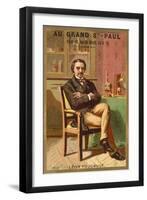 Leon Foucault, French Physicist-null-Framed Giclee Print