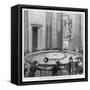 Leon Foucault Uses His Pendulum to Demonstrate the Rotation of the Earth at the Pantheon Paris 1851-F. Pargent-Framed Stretched Canvas