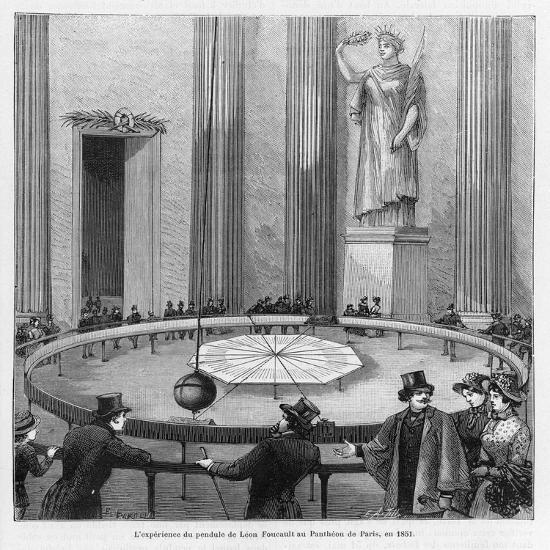 'Leon Foucault Uses His Pendulum to Demonstrate the Rotation of the ...