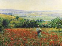 In the Poppy Field-Leon Giran-max-Stretched Canvas