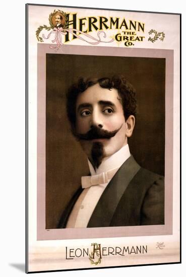 Leon Herrmann, French Magician-Science Source-Mounted Giclee Print