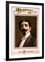 Leon Herrmann, French Magician-Science Source-Framed Giclee Print