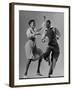 Leon James and Willa Mae Ricker Demonstrating a Step of the Lindy Hop-Gjon Mili-Framed Premium Photographic Print