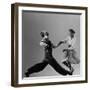 Leon James and Willa Mae Ricker Demonstrating a Step of the Lindy Hop-Gjon Mili-Framed Premium Photographic Print