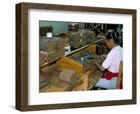 Leon Jimenes Cigar Factory, Town of Santiago, Saint Domingue (Santo Domingo), Dominican Republic-Bruno Barbier-Framed Photographic Print