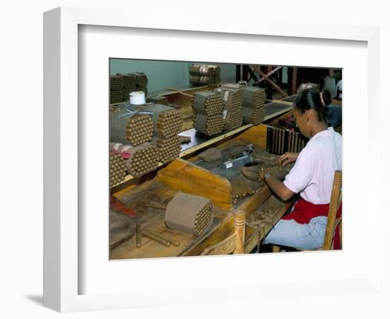 Leon Jimenes Cigar Factory, Town of Santiago, Saint Domingue (Santo Domingo), Dominican Republic-Bruno Barbier-Framed Photographic Print