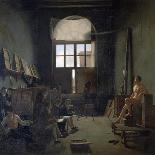 The Workshop of David, 1814-Leon Mathieu Cochereau-Framed Giclee Print