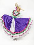 This Charming Dancer is Wearing a Picturesque Dress Used in the State of Aguascalientes in Mexico.-Leon Rafael-Photographic Print