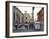 Leon, Schoolchildren Sitting on Wall of Leon Cathedral, known as Basilicade La Asuncion, Nicaragua-Jane Sweeney-Framed Photographic Print