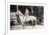 Leon Tolstoi (1828-1910) Sur Un Cheval a Moscou. Photographie a L'albumine De Sophia Andreevna Tols-Sophia Andreevna Tolstaya-Framed Giclee Print