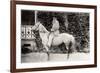 Leon Tolstoi (1828-1910) Sur Un Cheval a Moscou. Photographie a L'albumine De Sophia Andreevna Tols-Sophia Andreevna Tolstaya-Framed Giclee Print