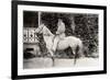 Leon Tolstoi (1828-1910) Sur Un Cheval a Moscou. Photographie a L'albumine De Sophia Andreevna Tols-Sophia Andreevna Tolstaya-Framed Giclee Print