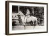 Leon Tolstoi (1828-1910) Sur Un Cheval a Moscou. Photographie a L'albumine De Sophia Andreevna Tols-Sophia Andreevna Tolstaya-Framed Giclee Print