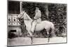 Leon Tolstoi (1828-1910) Sur Un Cheval a Moscou. Photographie a L'albumine De Sophia Andreevna Tols-Sophia Andreevna Tolstaya-Mounted Giclee Print