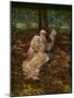 LEON TOLSTOI AT REST IN THE Forest, 1891 (Oil on Canvas)-Ilya Efimovich Repin-Mounted Giclee Print