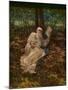 LEON TOLSTOI AT REST IN THE Forest, 1891 (Oil on Canvas)-Ilya Efimovich Repin-Mounted Giclee Print