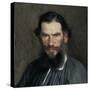 Leon Tolstoy-Ivan Nikolaevic Kramskol-Stretched Canvas