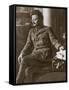 Leon Trotsky or Lev Davidovich Bronstein Russian Communist Leader in 1920-null-Framed Stretched Canvas