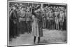 Leon Trotsky Russian Statesman, Haranguing Soldiers in 1920-null-Mounted Photographic Print