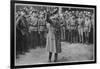 Leon Trotsky Russian Statesman, Haranguing Soldiers in 1920-null-Framed Photographic Print