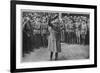 Leon Trotsky Russian Statesman, Haranguing Soldiers in 1920-null-Framed Photographic Print