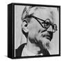 Leon Trotsky Russian Statesman, in 1940, the Year of His Murder While in Exile in Mexico-null-Framed Stretched Canvas