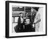 Leon Trotsky with His Wife Natalia Sedova and Mexican Artist Frida Kahlo, 1937-null-Framed Giclee Print