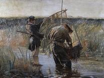 Fishermen-Leon Wyczolkowski-Framed Stretched Canvas