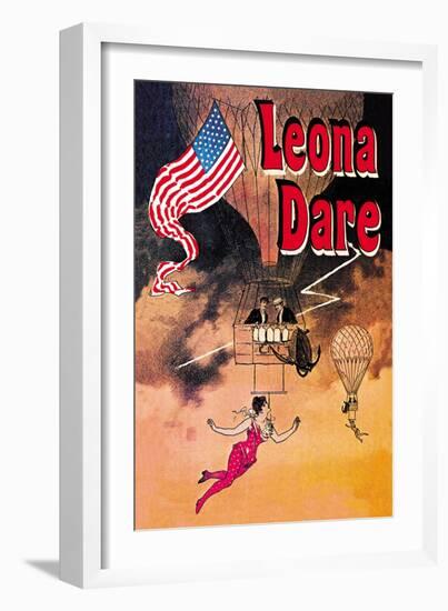 Leona Dare-Jules Chéret-Framed Art Print