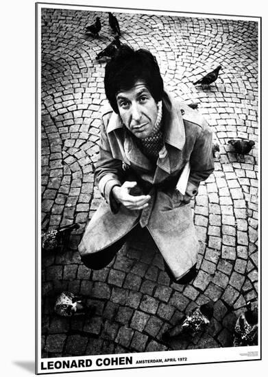 Leonard Cohen-null-Mounted Poster