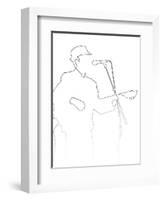 Leonard Cohen-Logan Huxley-Framed Art Print