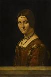 Portrait d'une dame de la cour de Milan, dit à tort "la belle ferronnière"-Léonard de Vinci-Framed Stretched Canvas