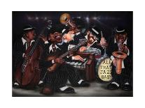 Jazzman Cool-Leonard Jones-Stretched Canvas