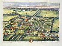 The Southeast Prospect of Hampton Court, Herefordshire, c.1699-Leonard Knyff-Giclee Print