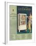 Leonard, Magazine Advertisement, USA, 1920-null-Framed Giclee Print