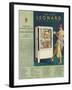 Leonard, Magazine Advertisement, USA, 1920-null-Framed Giclee Print