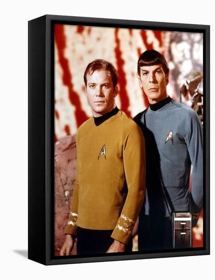 Leonard Nimoy; William Shatner. "Star Trek" [1966].-null-Framed Stretched Canvas