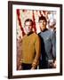 Leonard Nimoy; William Shatner. "Star Trek" [1966].-null-Framed Photographic Print