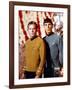 Leonard Nimoy; William Shatner. "Star Trek" [1966].-null-Framed Photographic Print