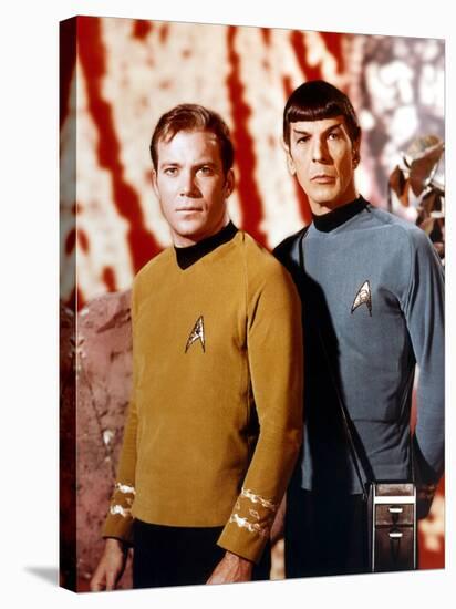Leonard Nimoy; William Shatner. "Star Trek" [1966].-null-Stretched Canvas