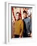 Leonard Nimoy; William Shatner. "Star Trek" [1966].-null-Framed Photographic Print